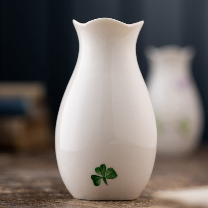 Belleek Classic Forget Me Not Mini Vase