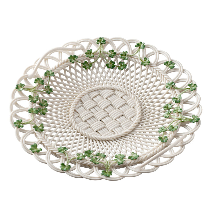 Belleek Classic Shamrock Heritage Basket