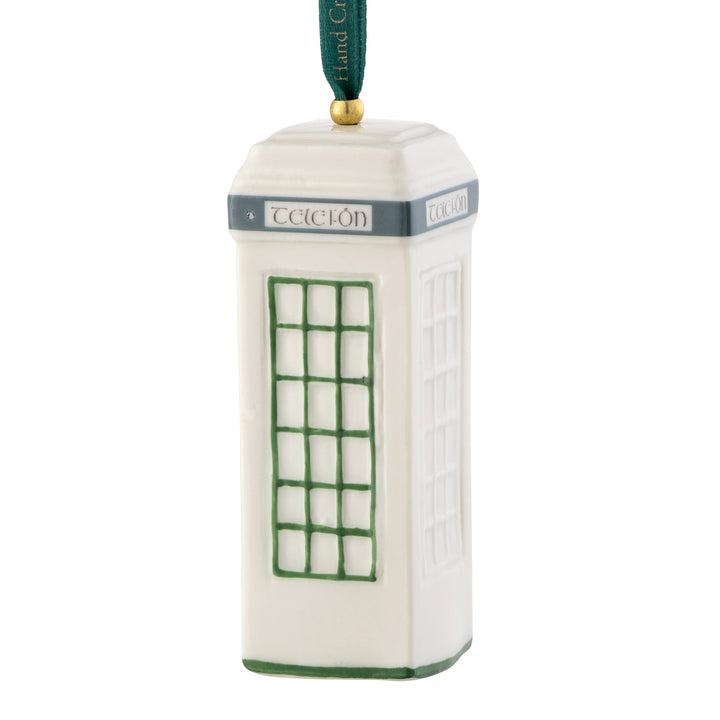 Belleek Classic Irish Telefon Box Ornament