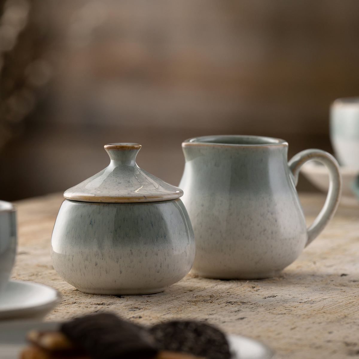 Belleek Living Tivoli Cream & Covered Sugar Set