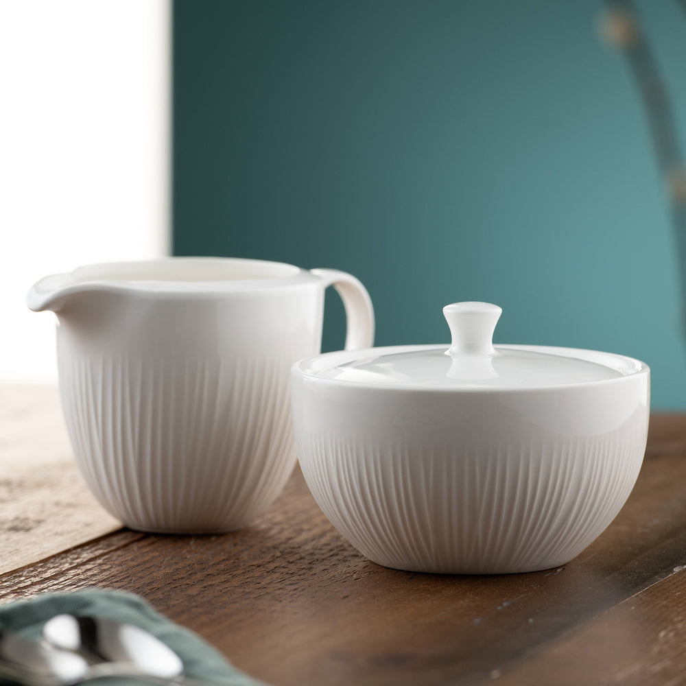 Belleek Living Erne Cream & Sugar Set