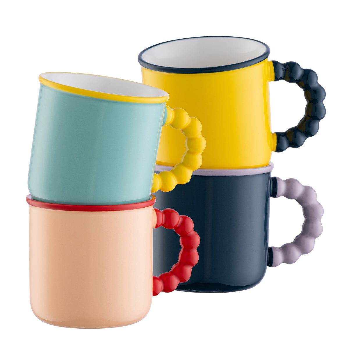 Belleek Living Bubble Mugs Set of 4