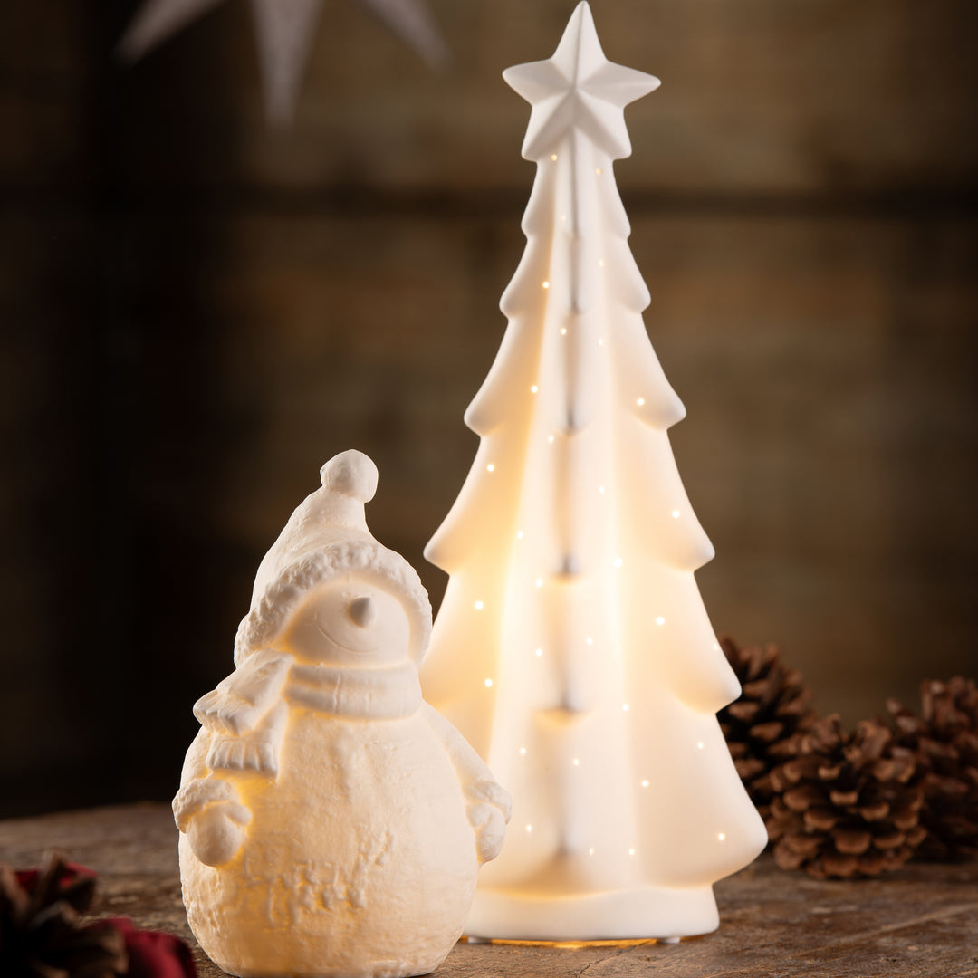 Belleek Living Snowman LED