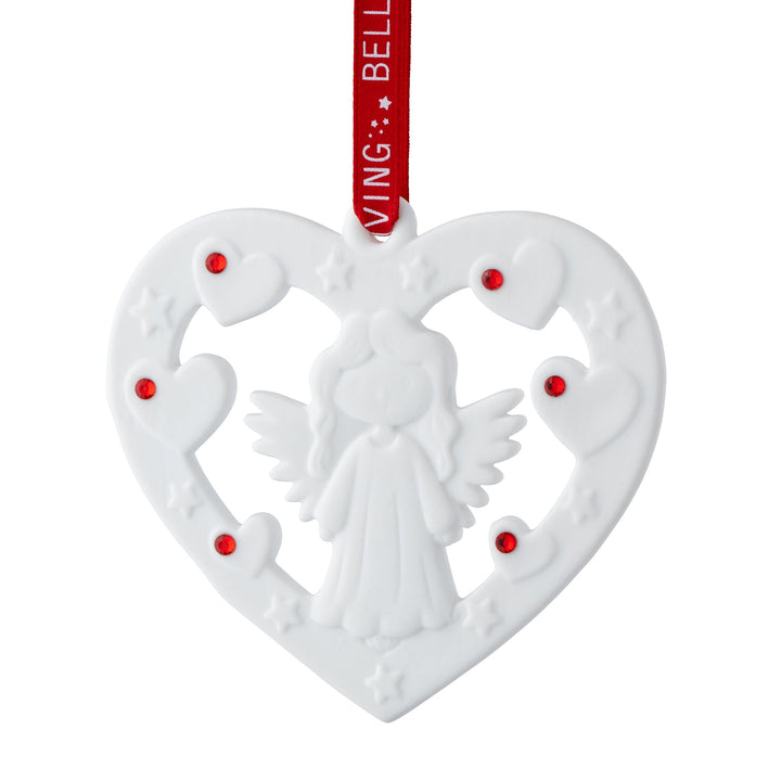 Belleek Living Cute Angel Ornament