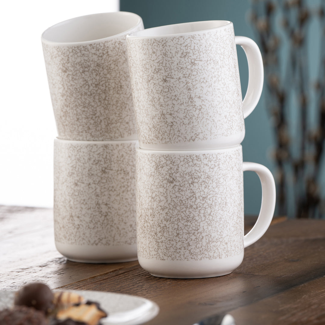 Belleek Living Terra Set of 4 Mugs