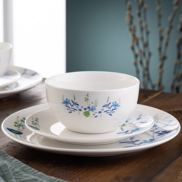 Belleek Living Indigo Bloom 12 Piece Set