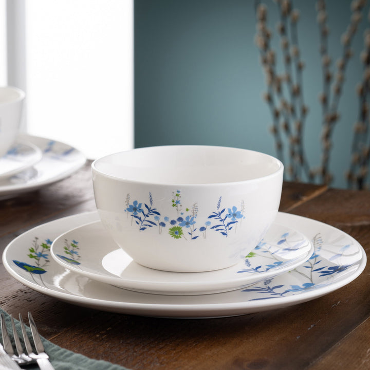 Belleek Living Indigo Bloom 12 Piece Set