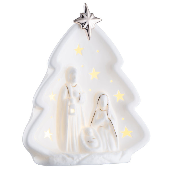 Belleek Living Nativity Tree LED