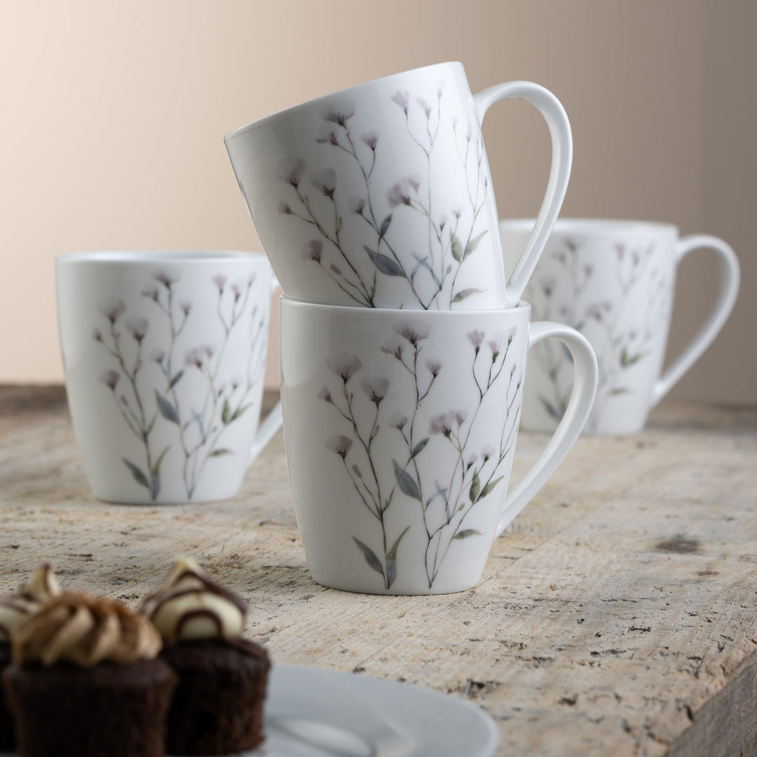 Aynsley Cottom Blossom Set of 4 Mugs