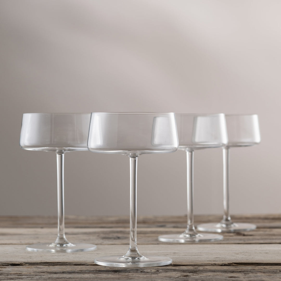 Galway Crystal Alto Cocktail/Martini Set of 4