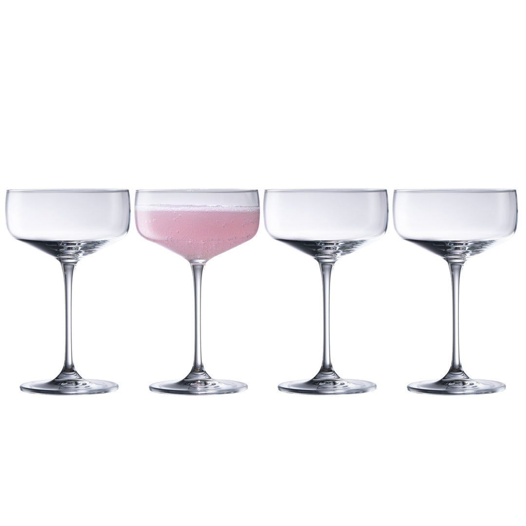 Galway Crystal Tivoli Cocktail/Martini Set of 4