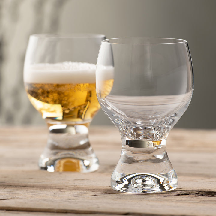 Galway Crystal Elegance Footed Tasting Pair