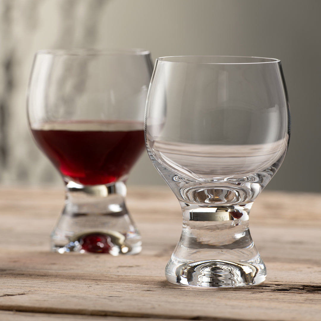 Galway Crystal Elegance Footed Tasting Pair