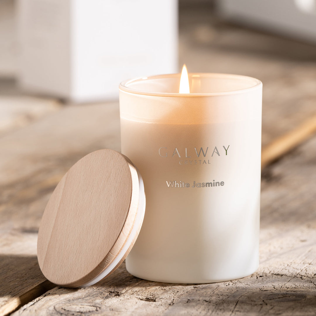 Galway Crystal White Jasmine Candle