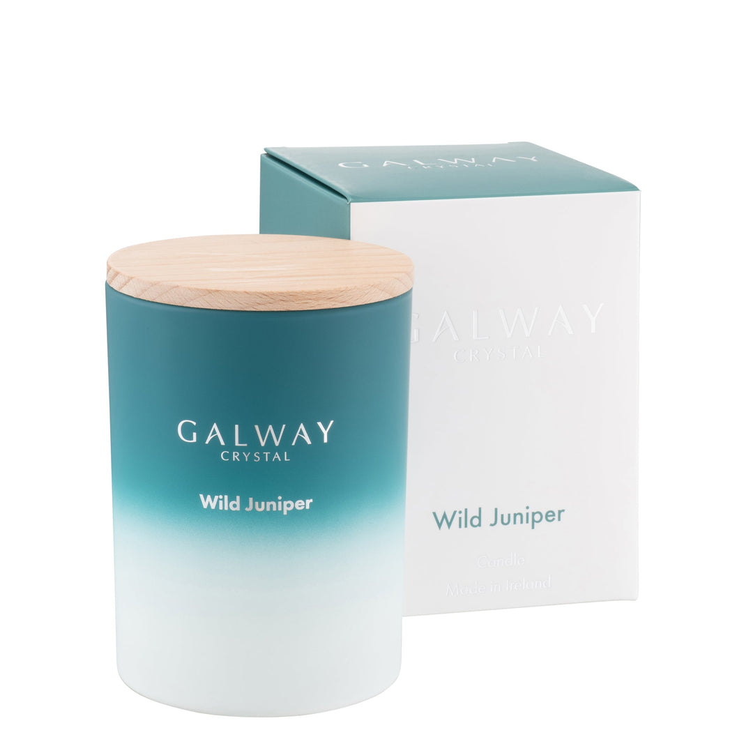 Galway Crystal Wild Juniper Candle