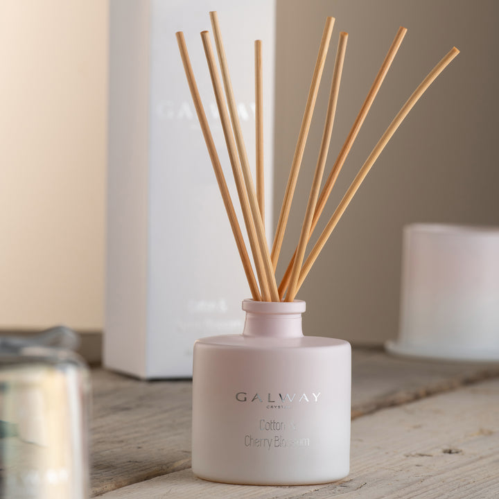 Galway Crystal Cotton & Cherry Blossom Diffuser