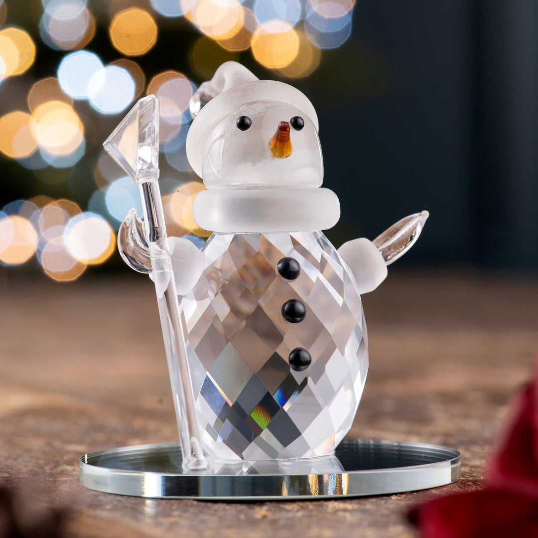 Galway Living Snowman on Ice Figurine 