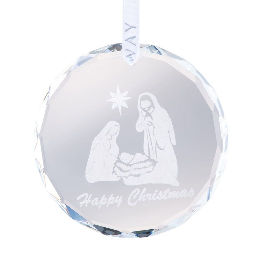 Galway Living Nativity Round Ornament