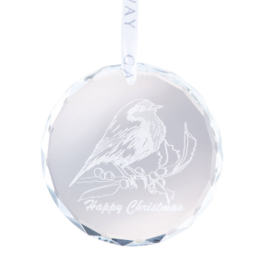 Galway Living Robin Round Ornament