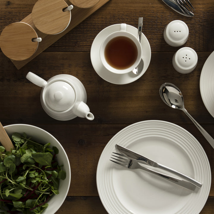 Belleek Living Ripple Dinnerware 12 Piece Set