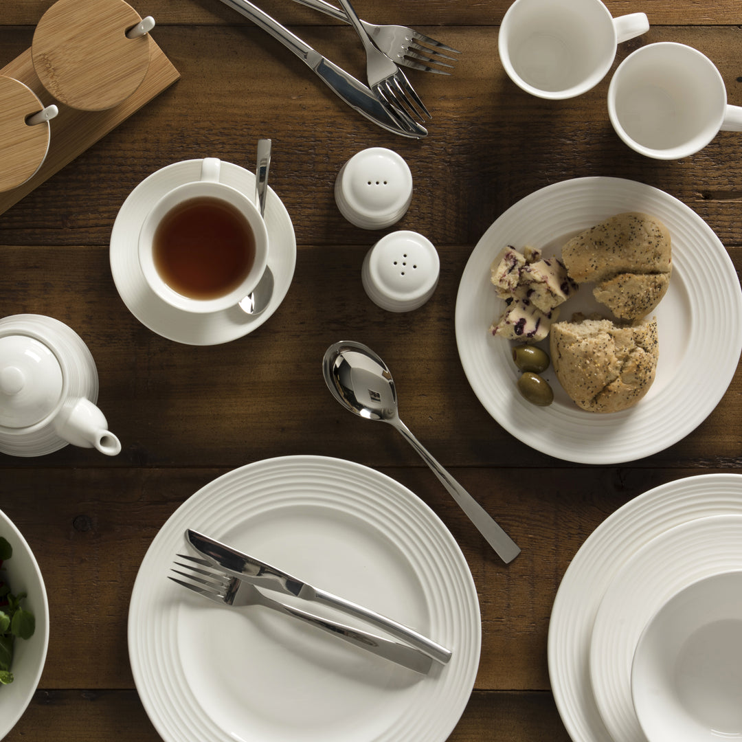 Belleek Living Ripple Dinnerware 12 Piece Set