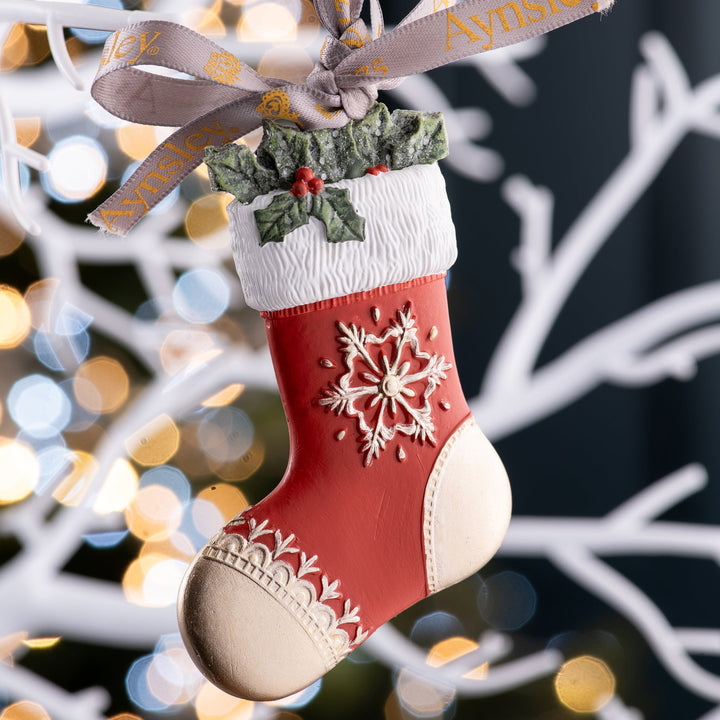 Aynsley Stocking Hanging Ornament