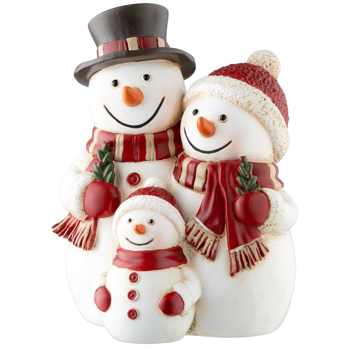 Aynsley Snowman Family Figurine