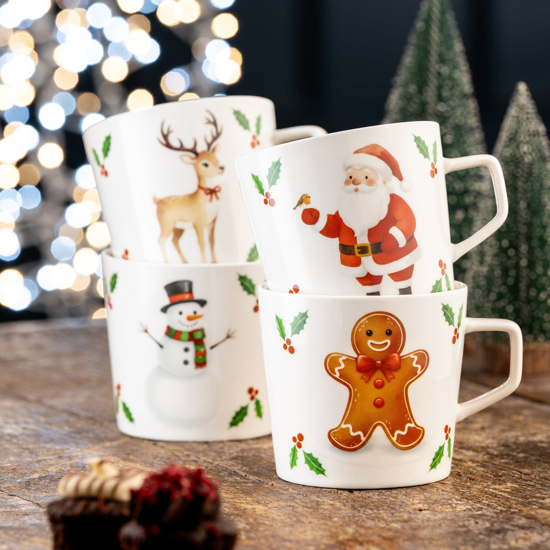 Aynsley Characters Mugs Set of 4