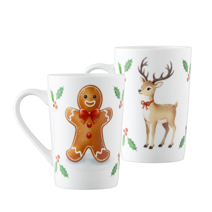Aynsley Characters Latte Mugs Pair