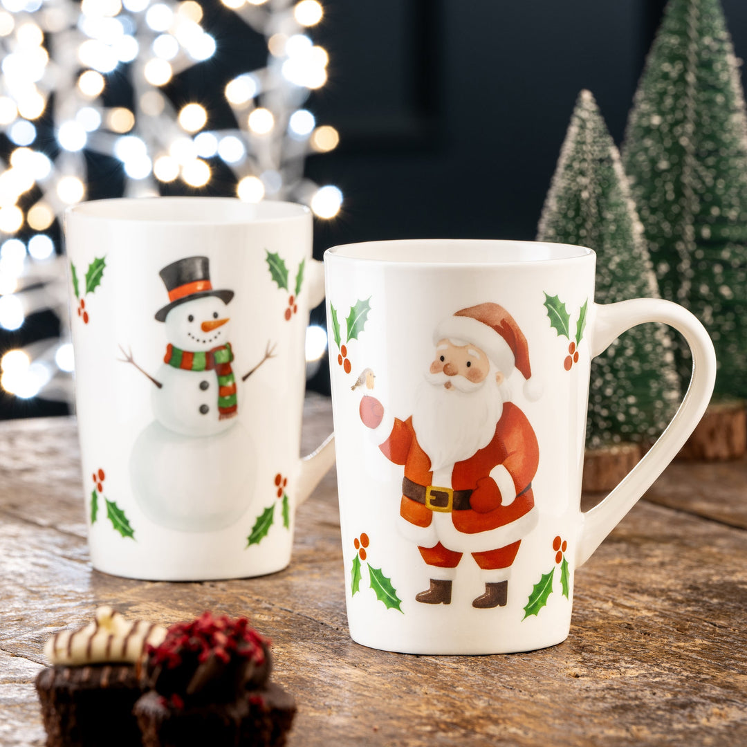 Aynsley Characters Latte Mugs Pair