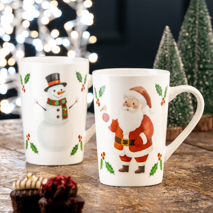 Aynsley Characters Latte Mugs Pair
