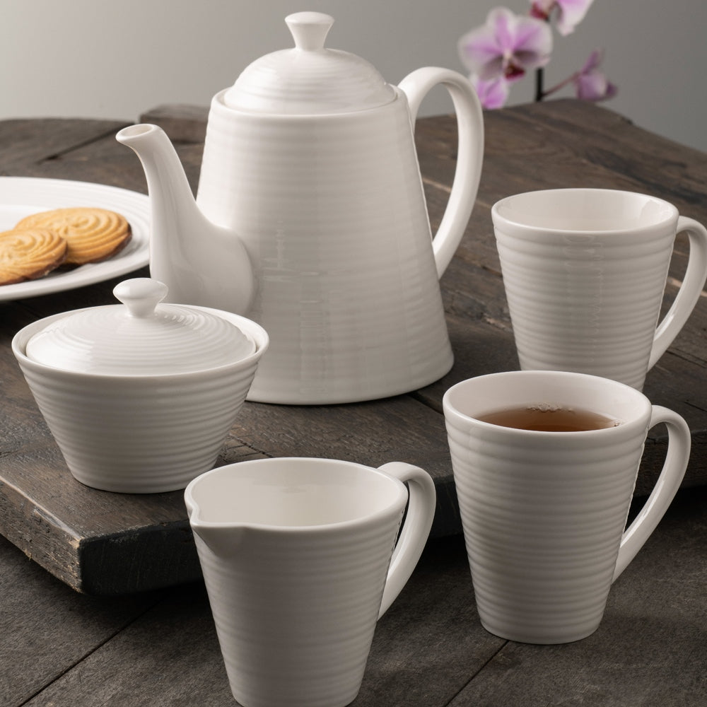 Belleek Living Ripple Beverage Set