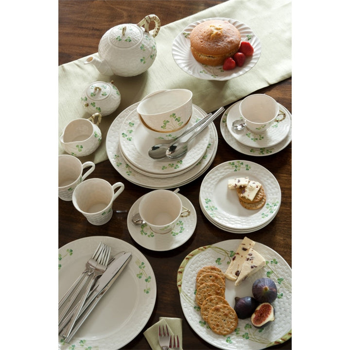 Belleek Classic Shamrock Dinner Plate