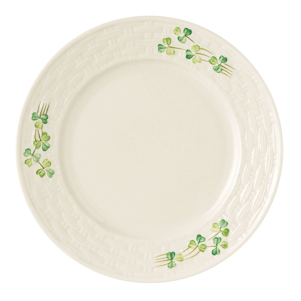 Belleek Classic Shamrock Salad Plate