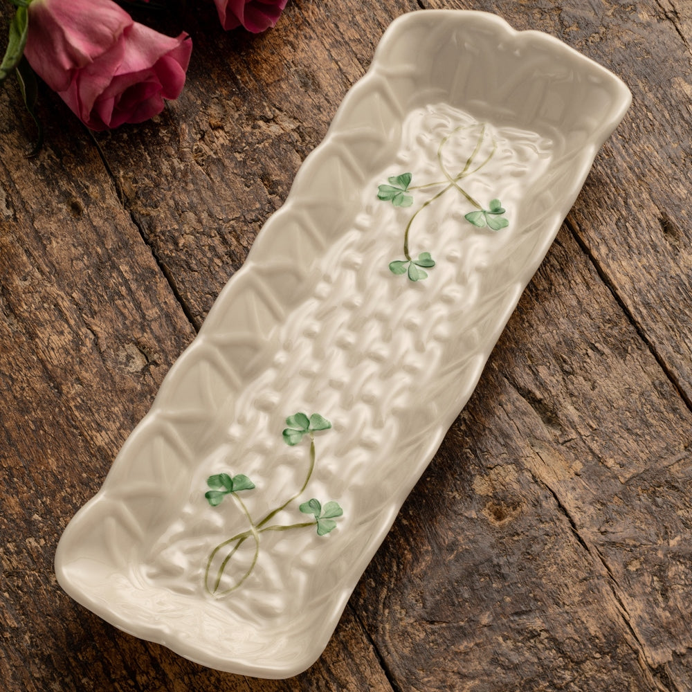 Belleek-Classic-Shamrock-Mint-Tray