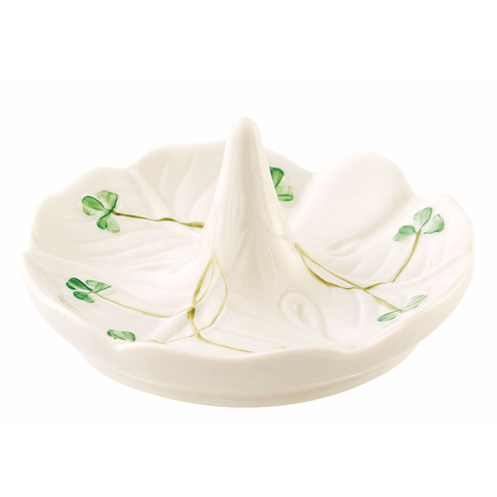 Belleek-Classic-Shamrock-Ring-Holder