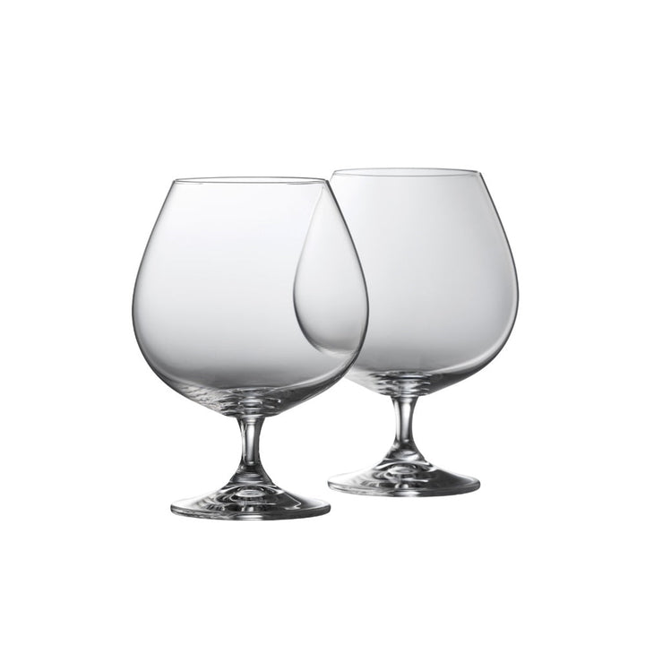 Galway Crystal Elegance Balloon Brandy Pair