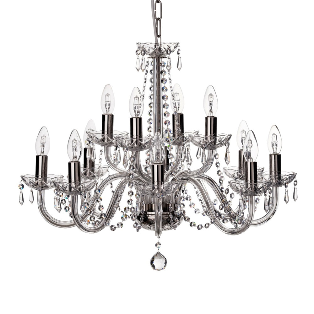 Galway Crystal Cashel 12 Arm Chandelier