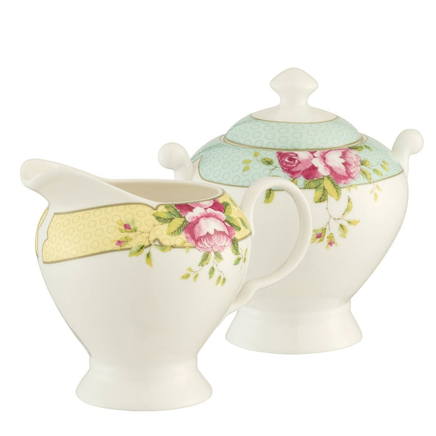 Aynsley-Archive-Rose-Sugar-&-Cream-Set