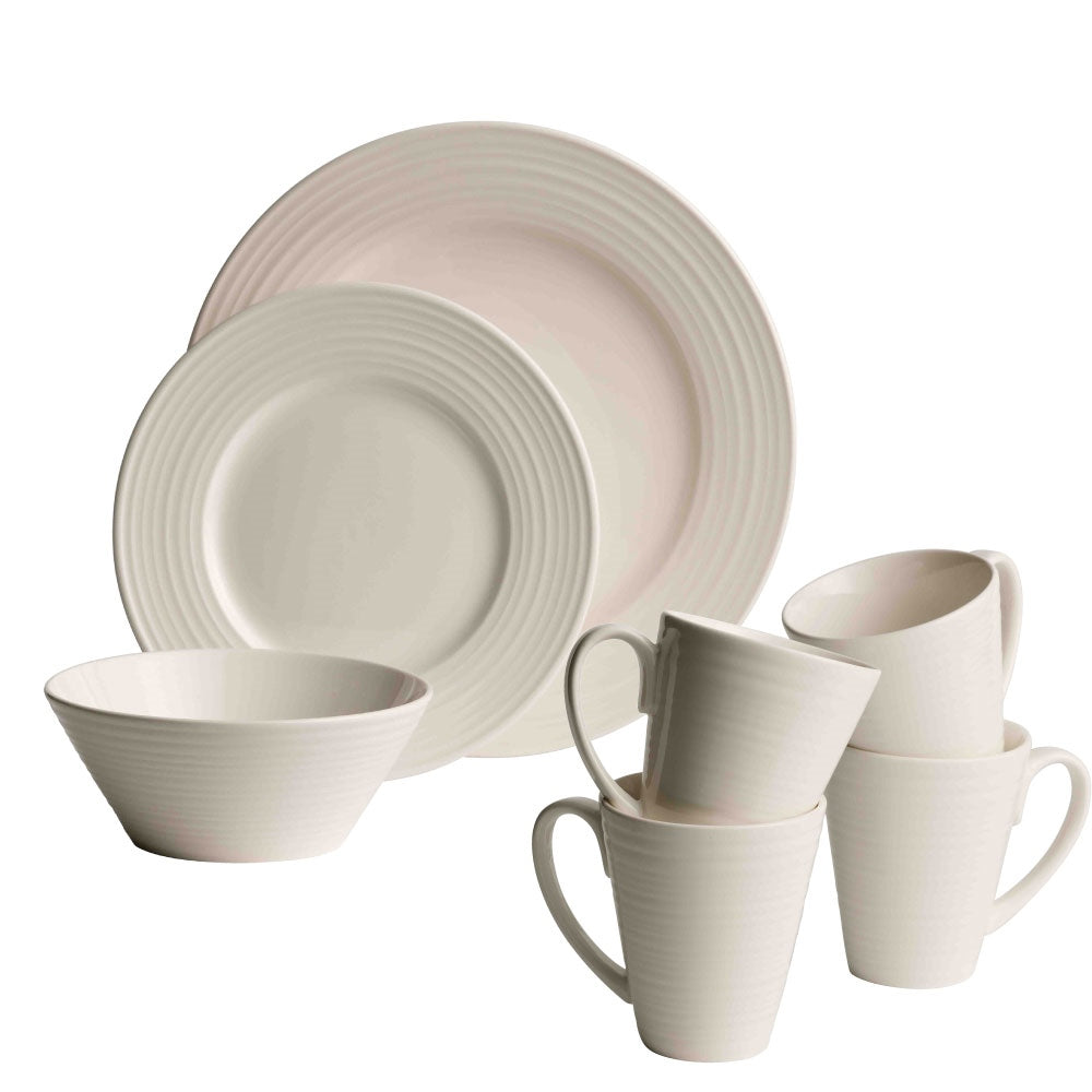 belleek living ripple 16 piece dining set