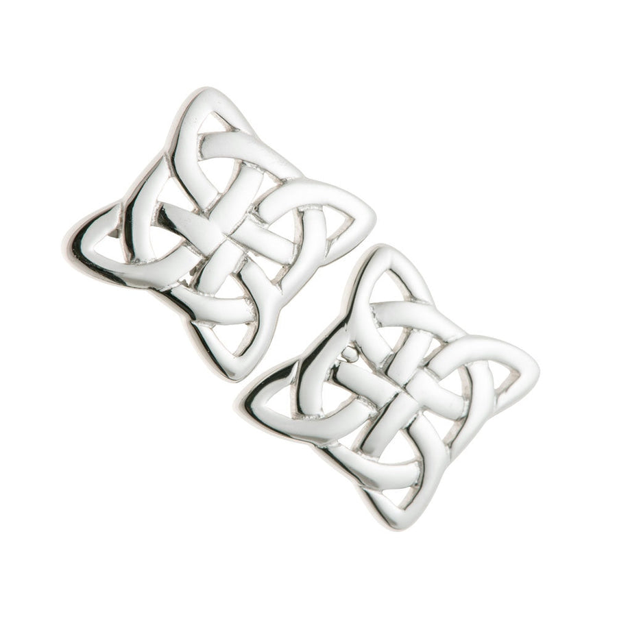 Galway-Crystal-Jewellery-Celtic-Knot-Sterling-Silver-Earrings