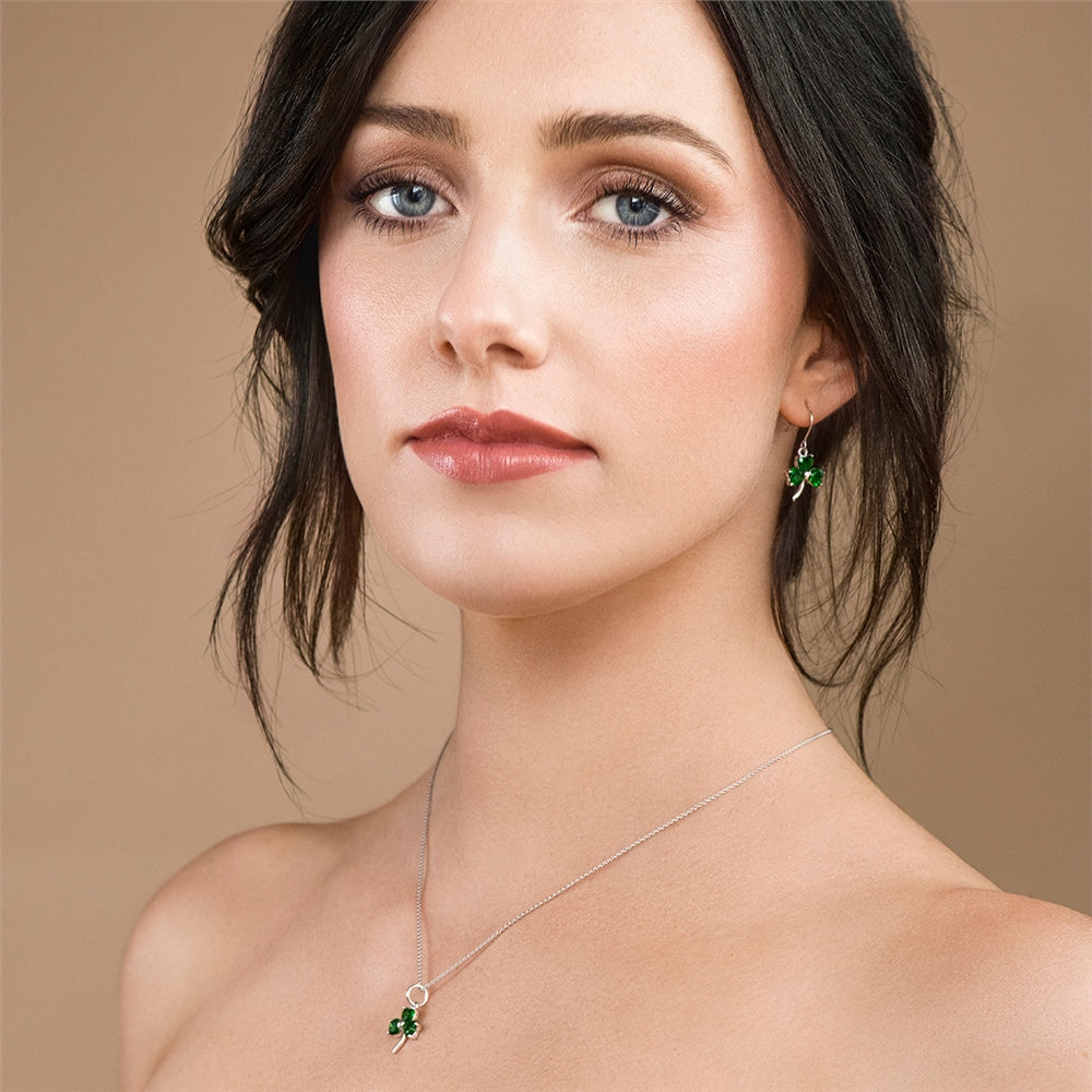 Galway-Crystal-Jewellery-Shamrock-Green-Crystal-Sterling-Silver-Pendant