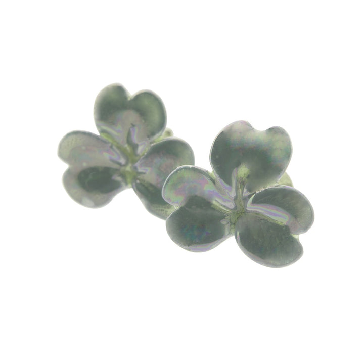 Belleek-Classic-Jewellery-Shamrock-Earrings-(Teal)