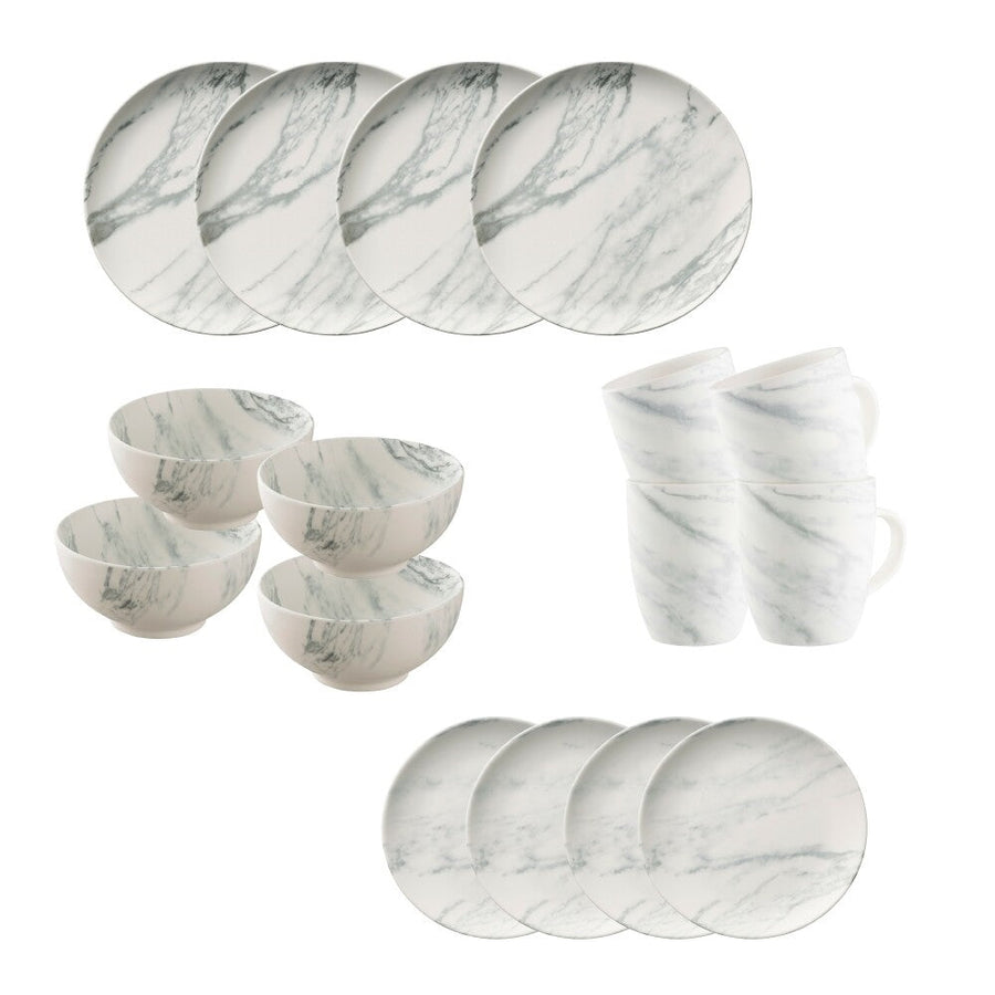 belleek living marble 16 piece set