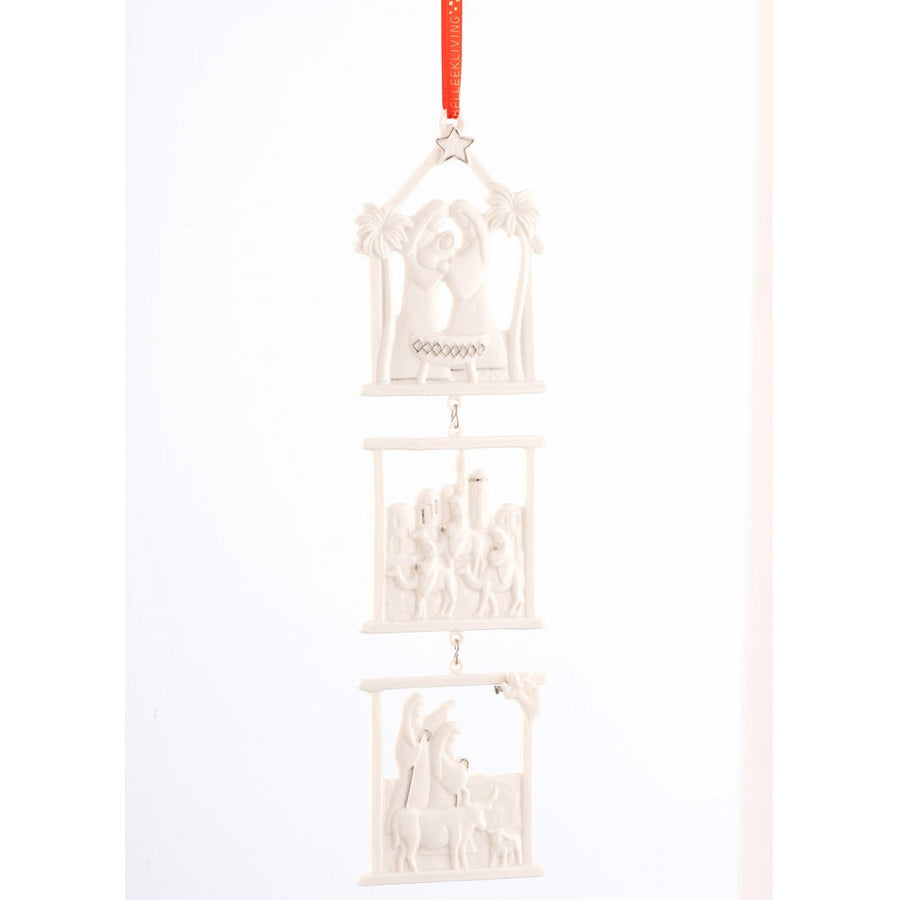 Belleek-Living-Bethlehem-Hanging-Ornament-Set