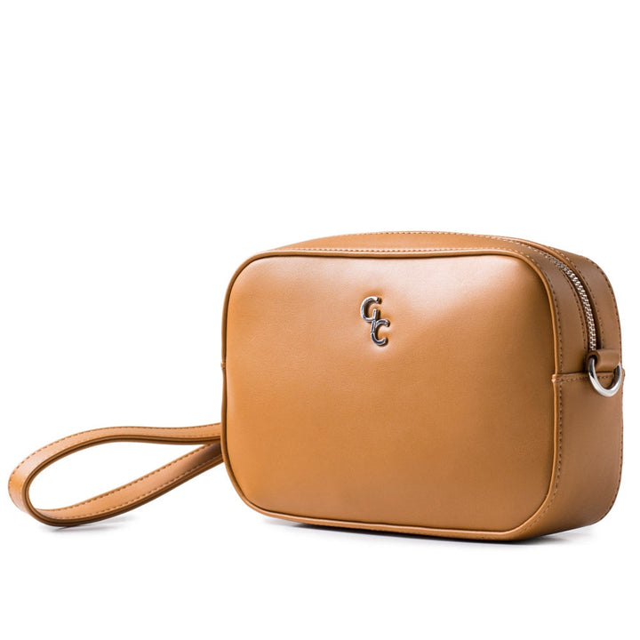 Galway Crystal Fashion Crossbody Bag - Tan