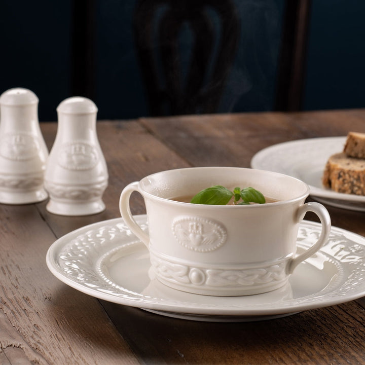 Belleek-Classic-Claddagh-Salt-&-Pepper