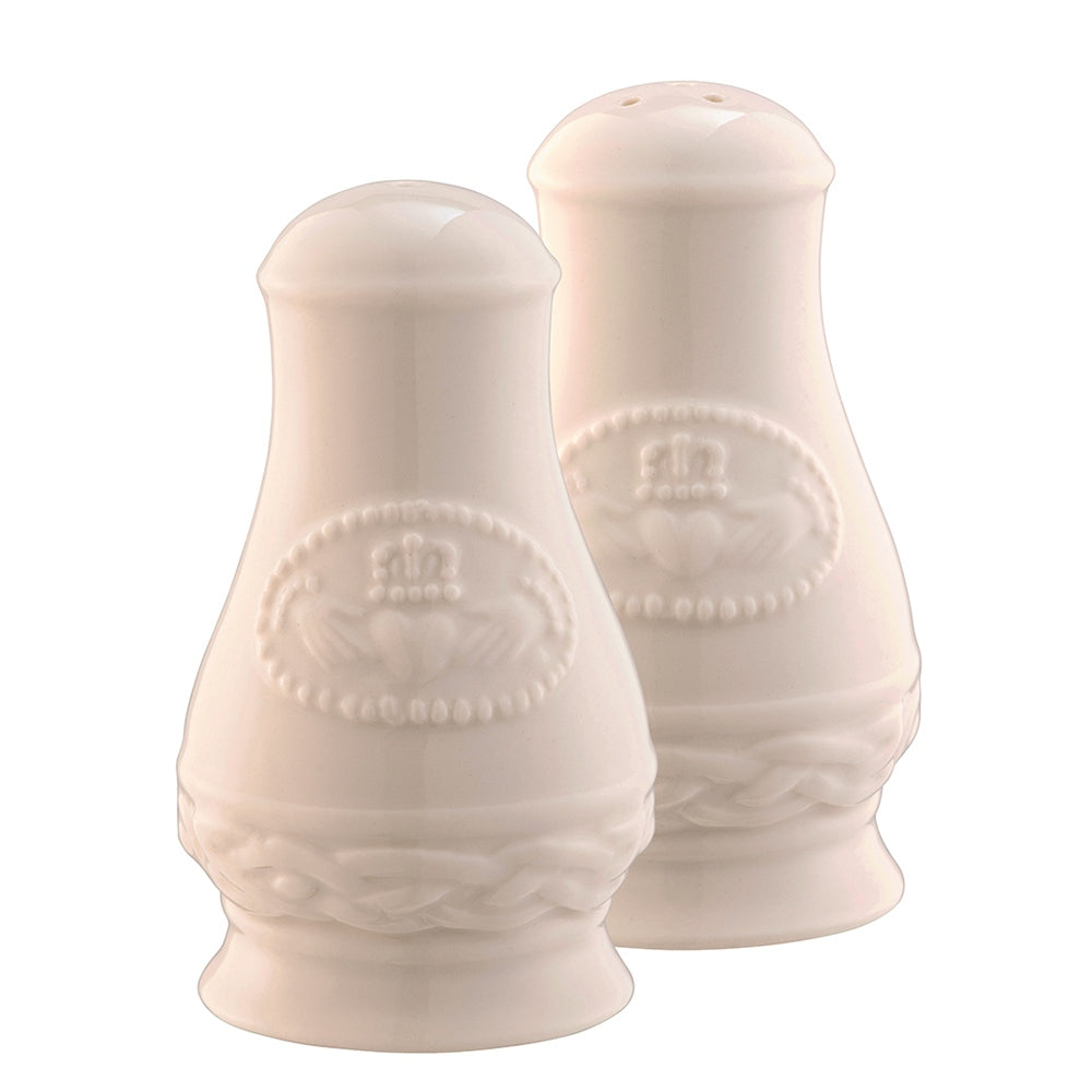 Belleek-Classic-Claddagh-Salt-&-Pepper