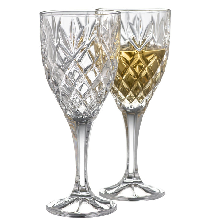 Galway Crystal Renmore Goblet Pair