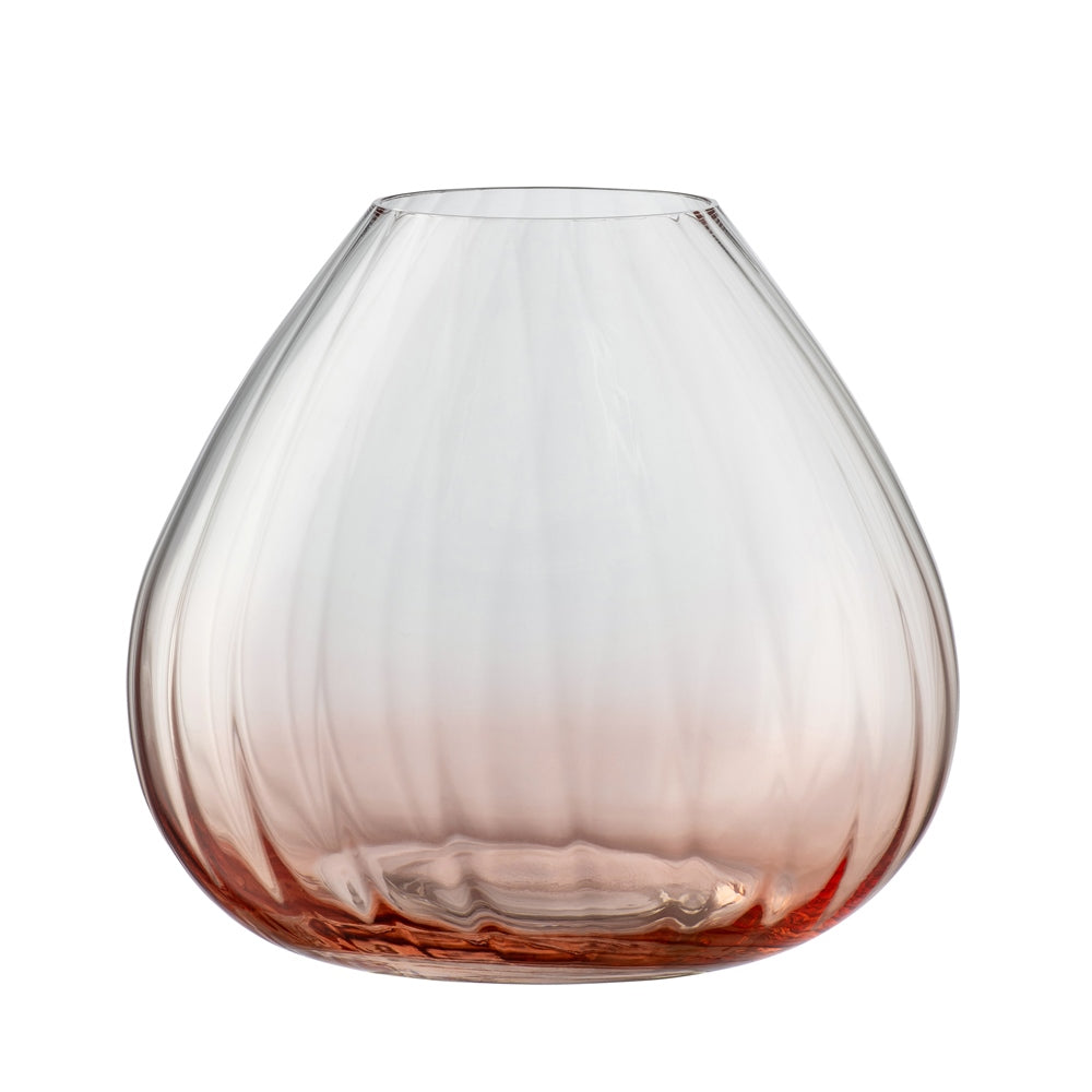 Galway Crystal Erne Rose Bowl Blush